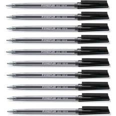 Medium 0.5mm 430 M Stick Ballpoint Pens Writing Pen Smooth - Black Ink 10