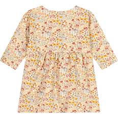 Mehrfarbig Kleider Petit Bateau Kleid langarm Blumen mehrfarbig