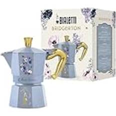 Guld Mokabryggare Bialetti Moka Express Bridgerton 3 Koppar 130 ml
