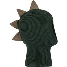 Laine Mérinos Cagoules Konges Sløjd Animal Balaclava - Green