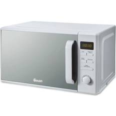 White Microwave Ovens Swan SM4421WHT 800W 20L Digital Microwave White