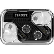 Läpinäkyvä Kuulokkeet Streetz T250 TWS Earphones ENC Transparent Black