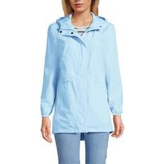 Lands' End Waterproof Hooded Packable Raincoat