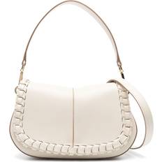 Gianni Chiarini Helena Round Special shoulder bag women Polyester/Polyester/Cotton/Calf Leather/Polyurethane One Size White