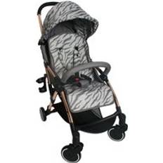 My Babiie MBX4 Ultra Light Stroller - Rose Gold Grey Tiger