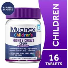 Medicines Children's Nighttime Cough Relief Chews Mixed Berry 16 ct
