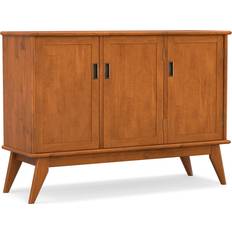 Simpli Home Mid Century 3 Door Buffet Sideboard