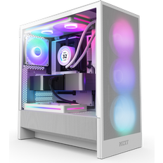 NZXT H5 Flow RGB 2024 Mid-Tower Case - All White