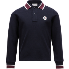 Polos Moncler Polo À Manches Longues - Bleu