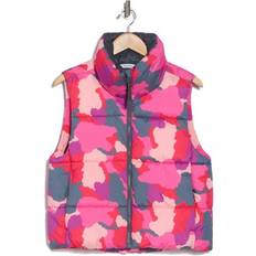 Camouflage - Women Vests Dkny Sport Women's Printed Puffer Vest Knckout Pi