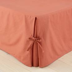 Orange Valances Dunelm Soft Washed Cotton Valance Orange