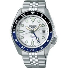 Seiko 5 Sports SKX GMT Sky Blue Silver Cloud