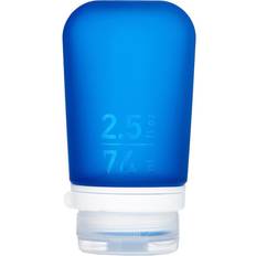 Travel Bottles Humangear GoToob+ Refillable Silicone Travel Bottle 25 floz 74 ml Dark Blue