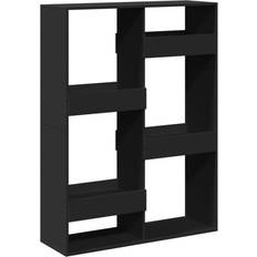 vidaXL Black 100 x 33 x 135 cm Engineered Room Divider