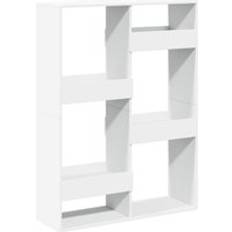 Plastic/Wood - White Room Dividers vidaXL White 100 x 33 x 135 cm Engineered Room Divider