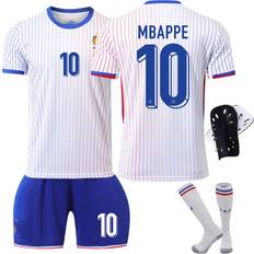 Euro 2024 UEFA Euro 2024 Edition Home Child Adult Kit No.10 MBAPPE With Socks+Protective Gear