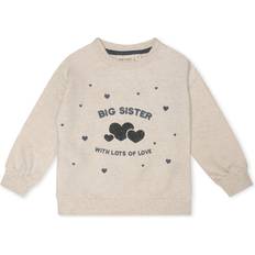 18-24M Sweatshirts That's Mine Organic big sister sweatshirt Creme år/104