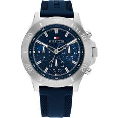 Tommy Hilfiger Herre Armbåndsure på tilbud Tommy Hilfiger Blue Silicone Sports Watch BLUE One Size