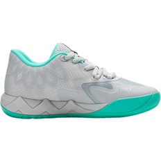 Textile Basketball Shoes Children's Shoes Puma Big Kid's MB.01 Lo UFO - High Rise/Aqua Green