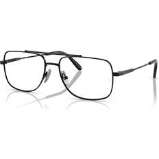 Glasses & Reading Glasses Ray-Ban Unisex William Titanium Black Clear Lenses Polarized 56-17