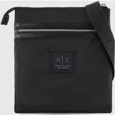 Bolsos mensajeros Armani Exchange Bolso de hombro negro One Size