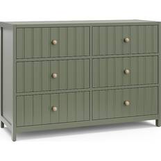 Graco Teddi Double Dresser Olive Chest of Drawer 51.4x33.1"