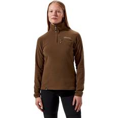 Brun - Dame - Fleecejakke Jakker Berghaus Prism 2.0 Micro Half Zip Fleece Brown Woman