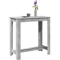 Grå - Træ Barborde vidaXL 102 x 50 x 103,5 cm Konstrueret Træ Betongrå Barbord