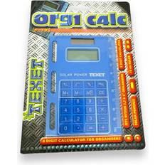 Texet ORG1 C4LC Solar powered thin calculator one side ruler Organiser