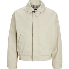 Jack & Jones Santorini Harrington Bomber Jacket - Beige/Fields Of Rye