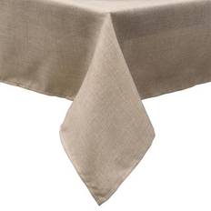 Linen Tablecloths Home Details Indoor Linen Cover T-500-144-Linen 70" x 144" Tablecloth Brown, White