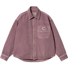 Carhartt Donna Giubbotti Carhartt Women’s Georgia Shirt Jacket - Dusty Fuchsia