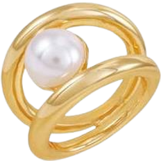 Pearl Rings Vince Camuto Split Ring - Gold/Pearl