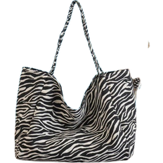 Zebra Handbags Shein Zebra Striped Tote Bagback To School,Classic Casual, Suitable For Teen Girls Women College StudentsWork, Business, Commute,Outdoors, Travel, Outings