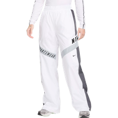 Donna - XS Pantaloni Nike Sportswear Women's High Waisted Pants - White/Iron Grey/Light Pumice