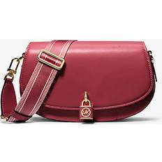 Rouge Sacs messagers Michael Kors MK Besace Mila de taille moyenne en cuir Rouge ONE SIZE