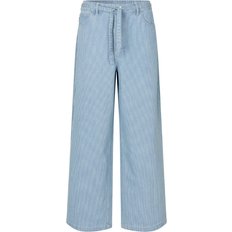 Isolde damkläder Modström Isolde Pants - Soft Blue Stripe