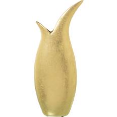 Alexandra House Living Ceramics Golden Vase 49cm