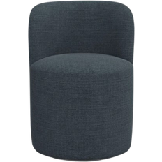 AllModern Duxford Classic Navy Linen Kitchen Chair 32"