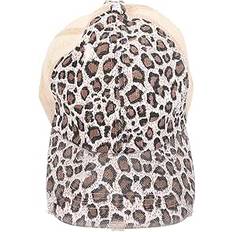 Beige - Träningsplagg Kepsar Flayerme Curved Eaves Sun Hat - Leopard