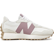 Beige - Mujer Zapatos New Balance 327 W - Sea Salt/White Wine