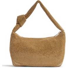 Paradox London Danni Diamante Mesh Knot Bag, Gold
