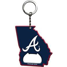 Steel Bottle Openers Fanmats Atlanta Braves Keychain Bottle Opener 3"