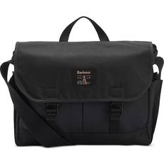 Barbour Bags Barbour Field Wax Messenger Bag Black 1