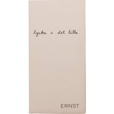 Lilla Stofservietter Ernst Lycka I Det Lilla 20-pak Natur-Sort Stofserviet Lilla, Sort, Beige, Naturfarvet