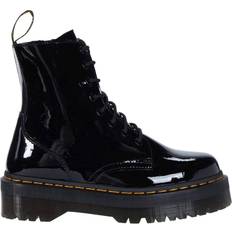 Dr. Martens Jadon Smooth Leather Platform Boots Black Patent Lamper