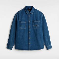 Vans Men Shirts Vans Denim Long Sleeve Shirt - Vintage Indigo