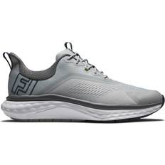 Men Golf Shoes FootJoy Golf FJ Quantum Spikeless Shoes Gray/White/Blue