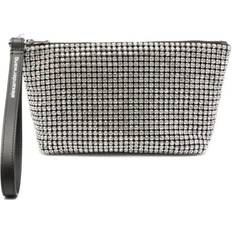 Clutches Alexander Wang Heiress Zip Wristlet Silver