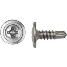 Disco 6185PK Sheet Metal Screw #8 x 1/2 in Chrome Plated Steel Oval